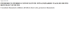 Desktop Screenshot of federicoferro.tagliodipo.info